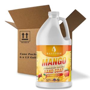 image:imageAntibacterial Finesilk White Pearlized Lotion Liquid Hand Soap Bulk Refill Jug PH Balanced UltraStrength Made In USA Finesilk GallonMango