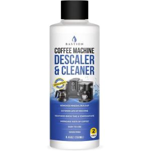 image:imageBastion Coffee Machine Descaler amp Cleaner  2 Uses 1 Bottle Universal Descaling Solution Compatible with Keurig Nespresso Delonghi and All Single Use Coffee and Espresso MachinesLiquid