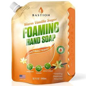 image:imageBastion Pink Grapefruit Foaming Antibacterial Hand Soap Refill 1 Gallon 128 oz Refreshing Pink Grapefruit Scent Bulk Hand SoapMade In The USAWarm Vanilla