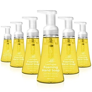 image:imageBastion Foaming Hand Soap  Lemongrass Scented Antibacterial InstantFoam Hand Wash Formula  6 x 10oz ReadyToUse High Output Dispenser Pump Bottles